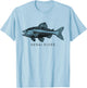 Kenai River Alaska Salmon Fish Art Fishing Kenai Peninsula T-Shirt - T-Shirt | Light Blue