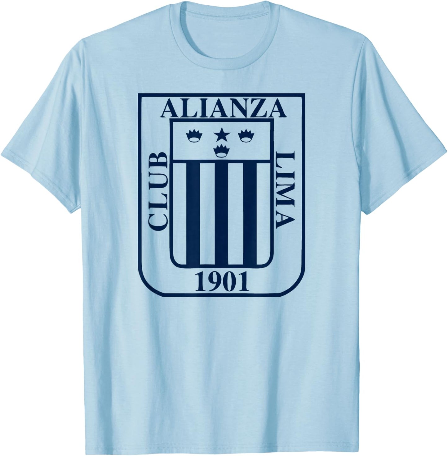 Peru Shirt Peruvian ALIANZA Lima Peruvian Men Women Soccer T-Shirt - T-Shirt | Light Blue