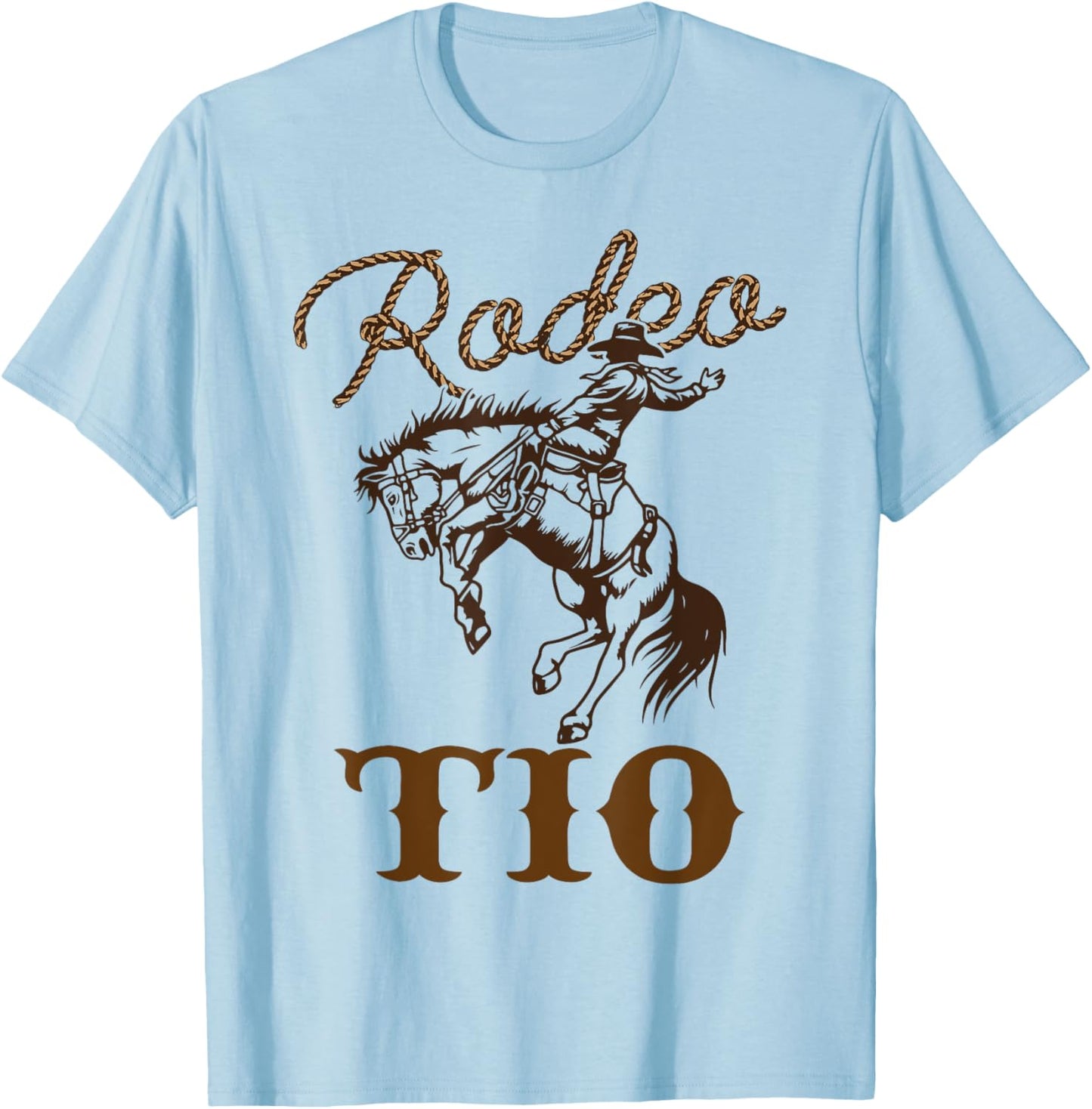 Tio Birthday Cowboy Cowgirl Western Rodeo Uncle Bday Party T-Shirt - T-Shirt | Light Blue