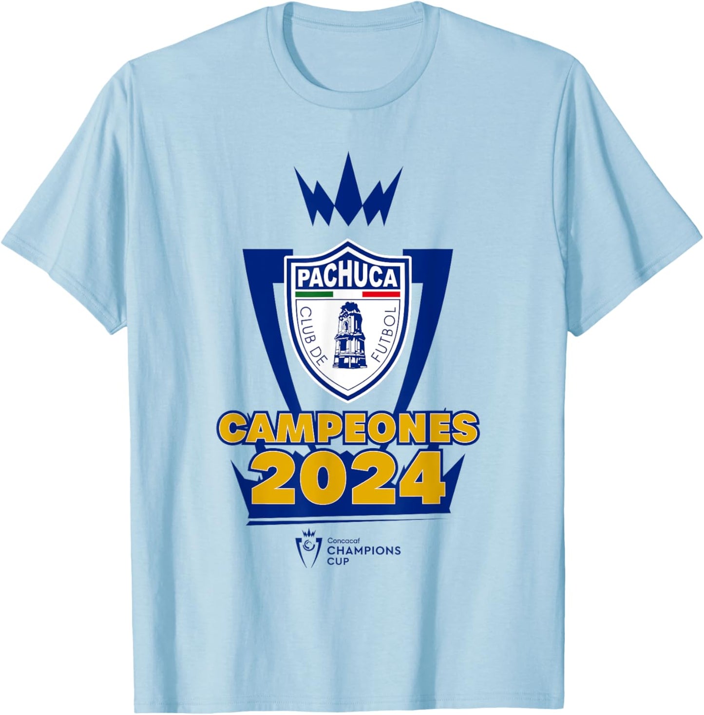 Pachuca Champions! - Concacaf Champions League T-Shirt - T-Shirt | Light Blue