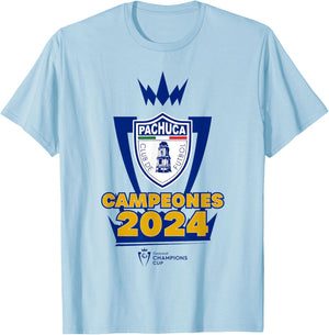 Pachuca Champions! - Concacaf Champions League T-Shirt - T-Shirt | Light Blue