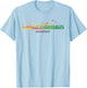 Budapester Skyline Colorful Cityscape Budapest T-Shirt - T-Shirt | Light Blue