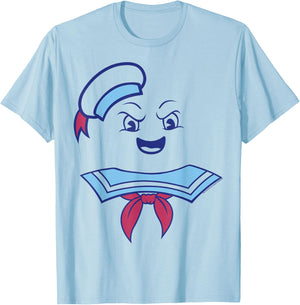 Ghostbusters Stay Puft Marshmallow Man Costume T-Shirt - T-Shirt | Light Blue