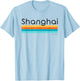 Vintage Shanghai China Retro Design T-Shirt - T-Shirt | Light Blue