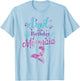 Aunt Of The Birthday Mermaid Birthday Party Mermaid Aunt T-Shirt - T-Shirt | Light Blue