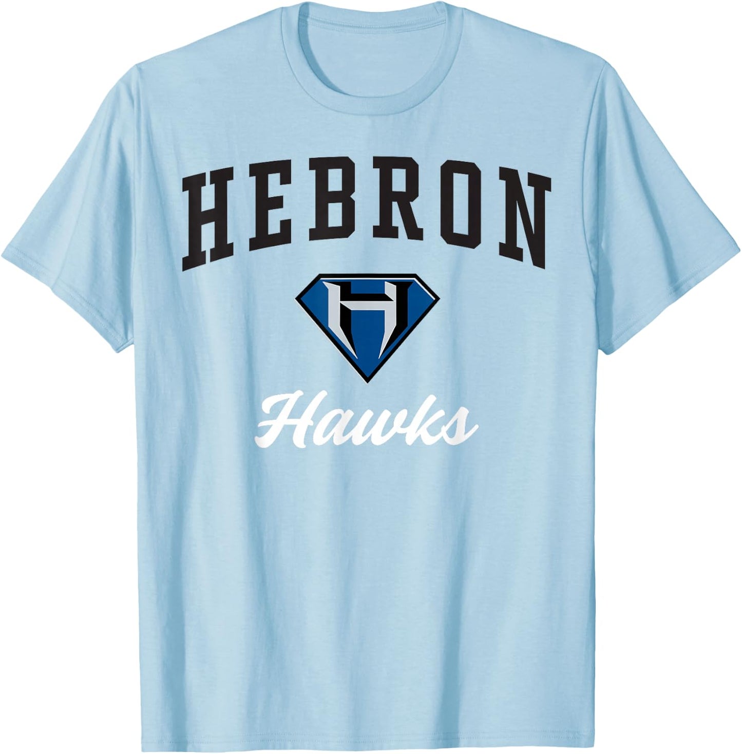 Hebron High School Hawks C3 T-Shirt - T-Shirt | Light Blue