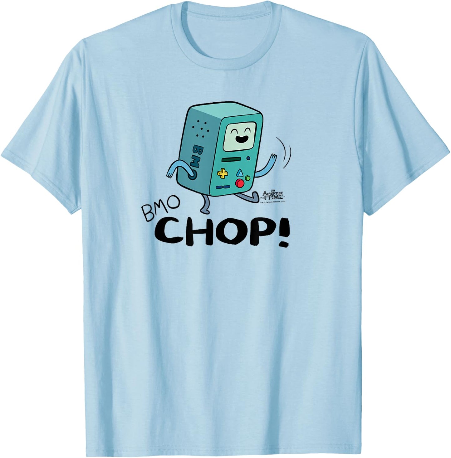 Adventure Time BMO Chop T-Shirt - T-Shirt | Light Blue