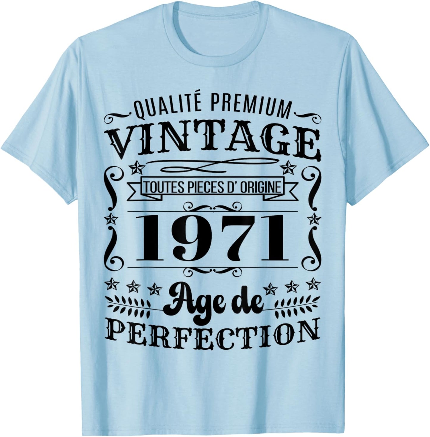 Vintage 1971 Édition Limitée Cadeau Année De Naissance 1971 T-Shirt - T-Shirt | Light Blue