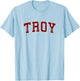 Troy Alabama AL Vintage Athletic Sports T-Shirt - T-Shirt | Light Blue
