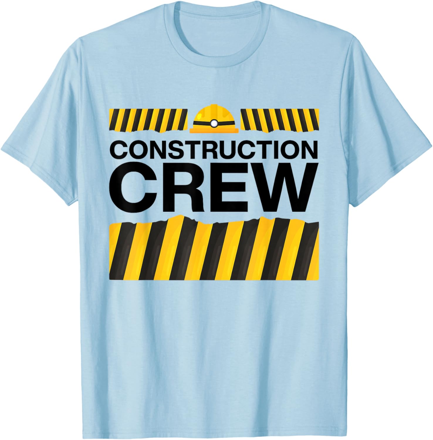 Construction Crew And Highway Worker Party Group Matching T-Shirt - T-Shirt | Light Blue