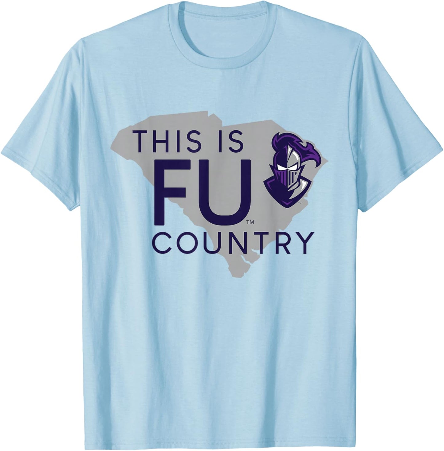 Furman Paladins | Official NCAA University Merch | FURCNTRY T-Shirt - T-Shirt | Light Blue