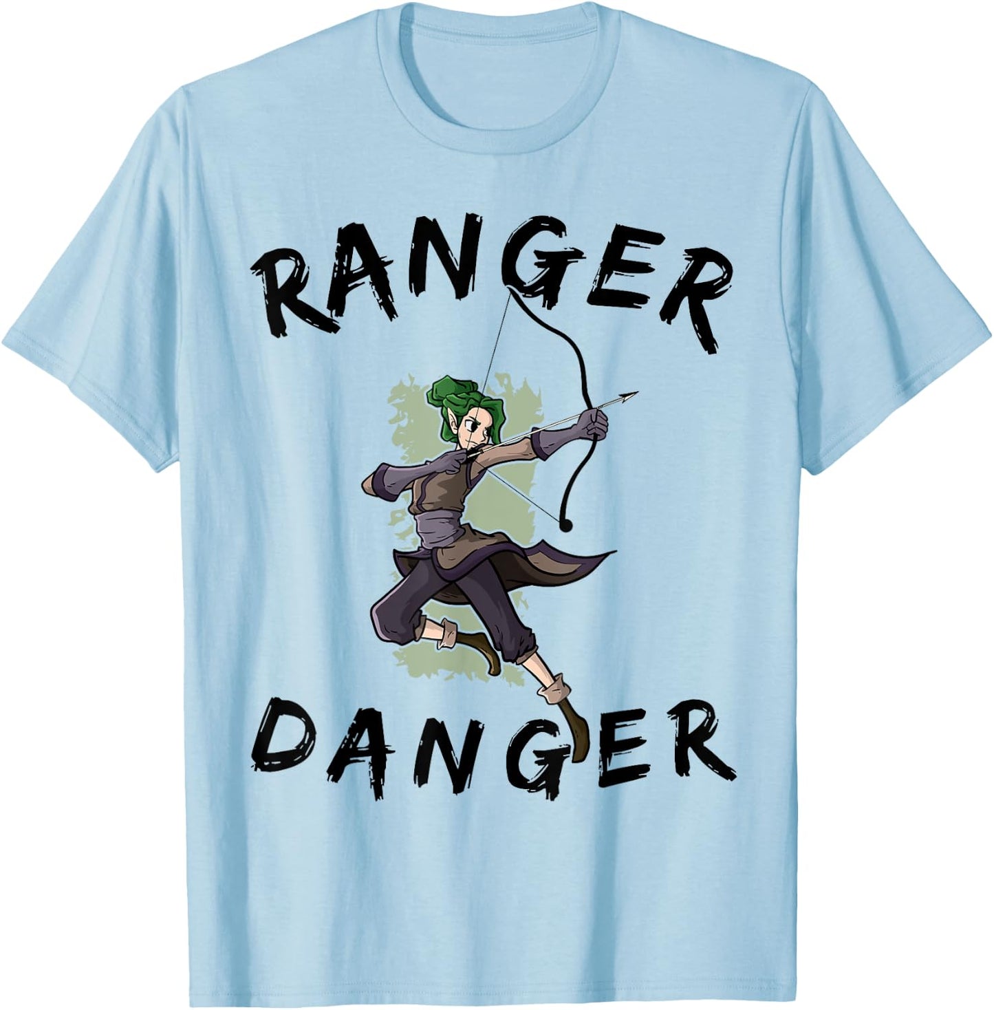 Ranger RPG Character Class Gift T-Shirt - T-Shirt | Light Blue