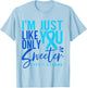 Funny Type 1 T1D Warrior Diabetes T-Shirt - T-Shirt | Light Blue