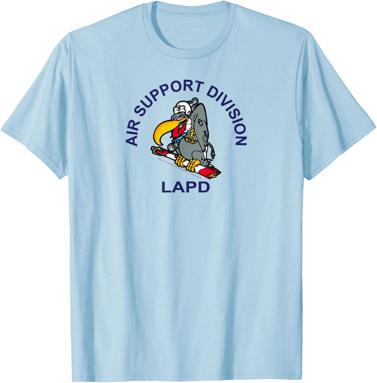 LAPD Air Support Division T-Shirt - T-Shirt | Light Blue