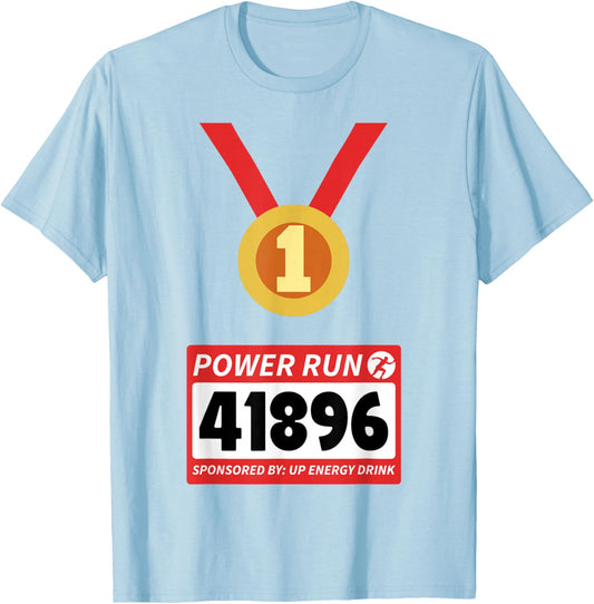Running Runner Half Marathon Halloween Costume T-Shirt - T-Shirt | Light Blue
