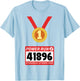 Running Runner Half Marathon Halloween Costume T-Shirt - T-Shirt | Light Blue