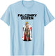 Falconry Queen Master Hunter Raptor Training Falcon T-Shirt - T-Shirt | Light Blue