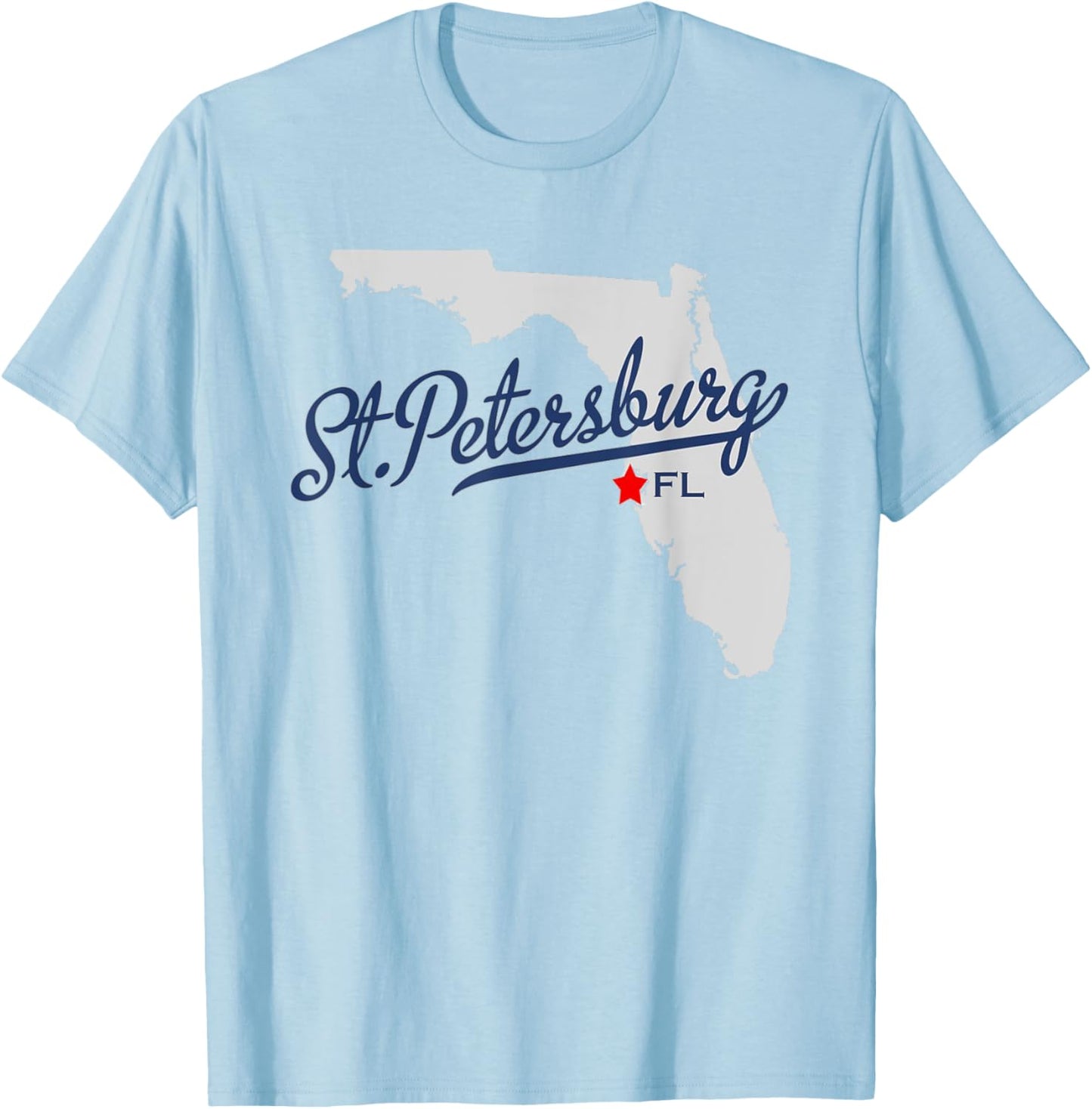 St Petersburg Florida - St Pete - Saint Petersburg T-Shirt - T-Shirt | Light Blue