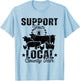 Support Your Local County Fair Animals Farm And Circus Tent T-Shirt - T-Shirt | Light Blue