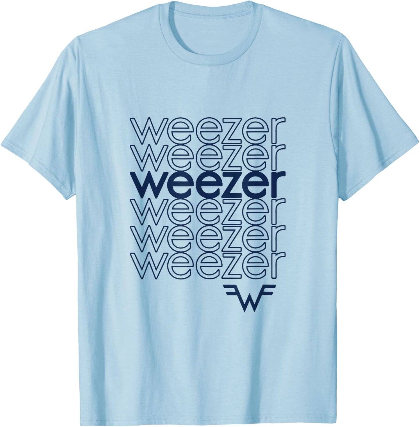 Weezer - Thank You T-Shirt - T-Shirt | Light Blue