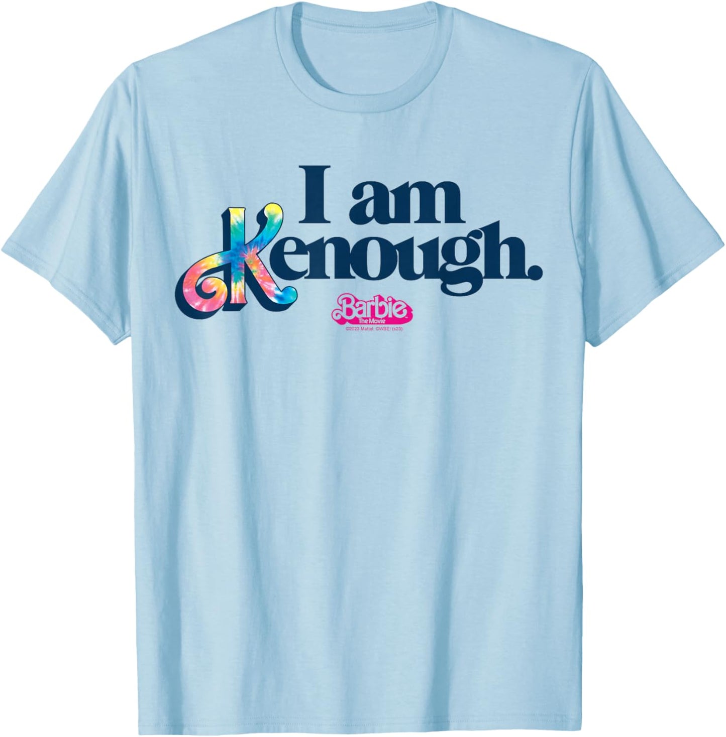 Barbie The Movie - I Am Kenough T-Shirt - T-Shirt | Light Blue