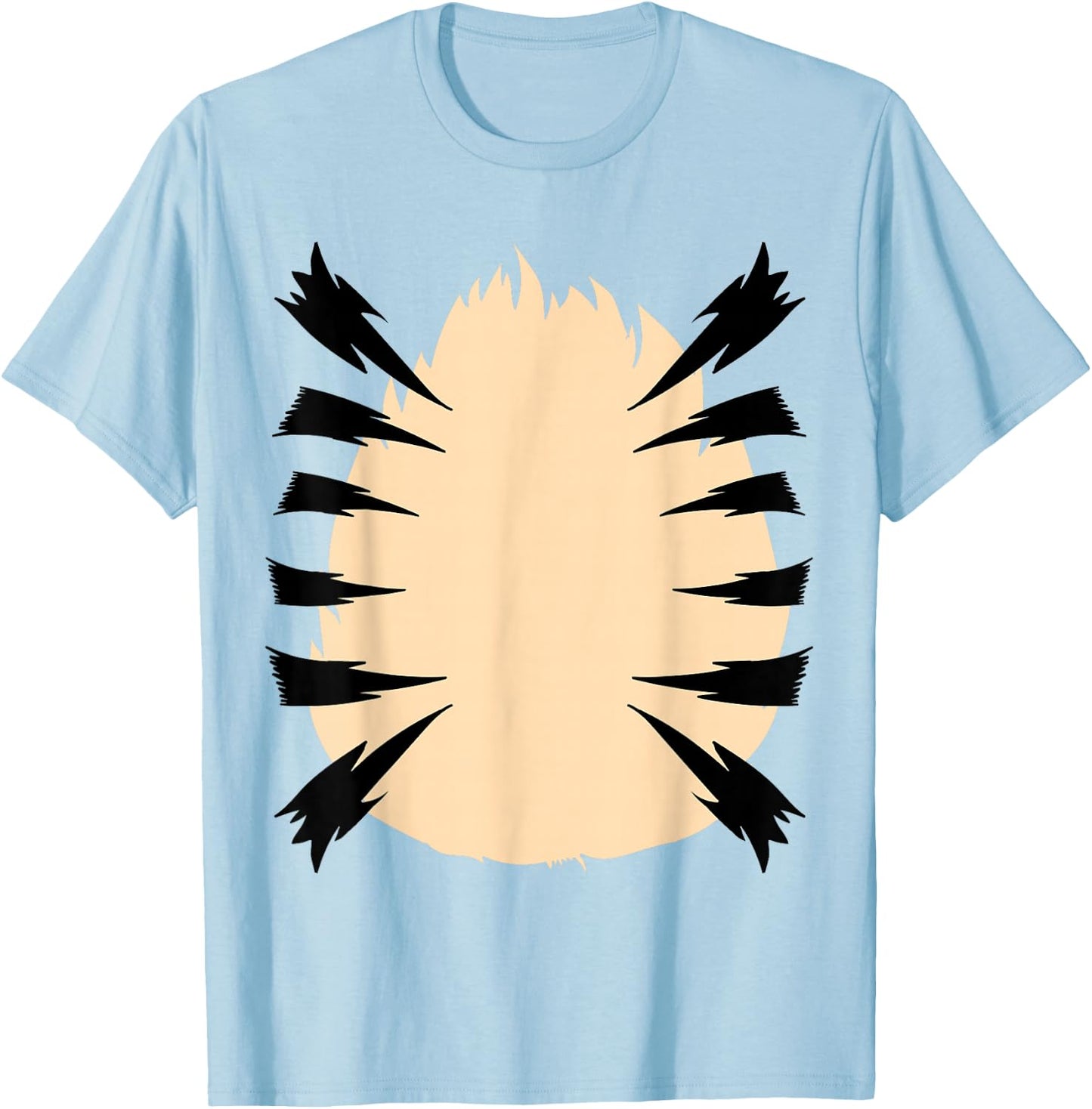 Orange Tiger Halloween costume, Cute Tiger pattern Christmas T-Shirt - T-Shirt | Light Blue