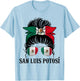 San Luis Potosi Mexico Pride Mexican Flag State T-Shirt - T-Shirt | Light Blue