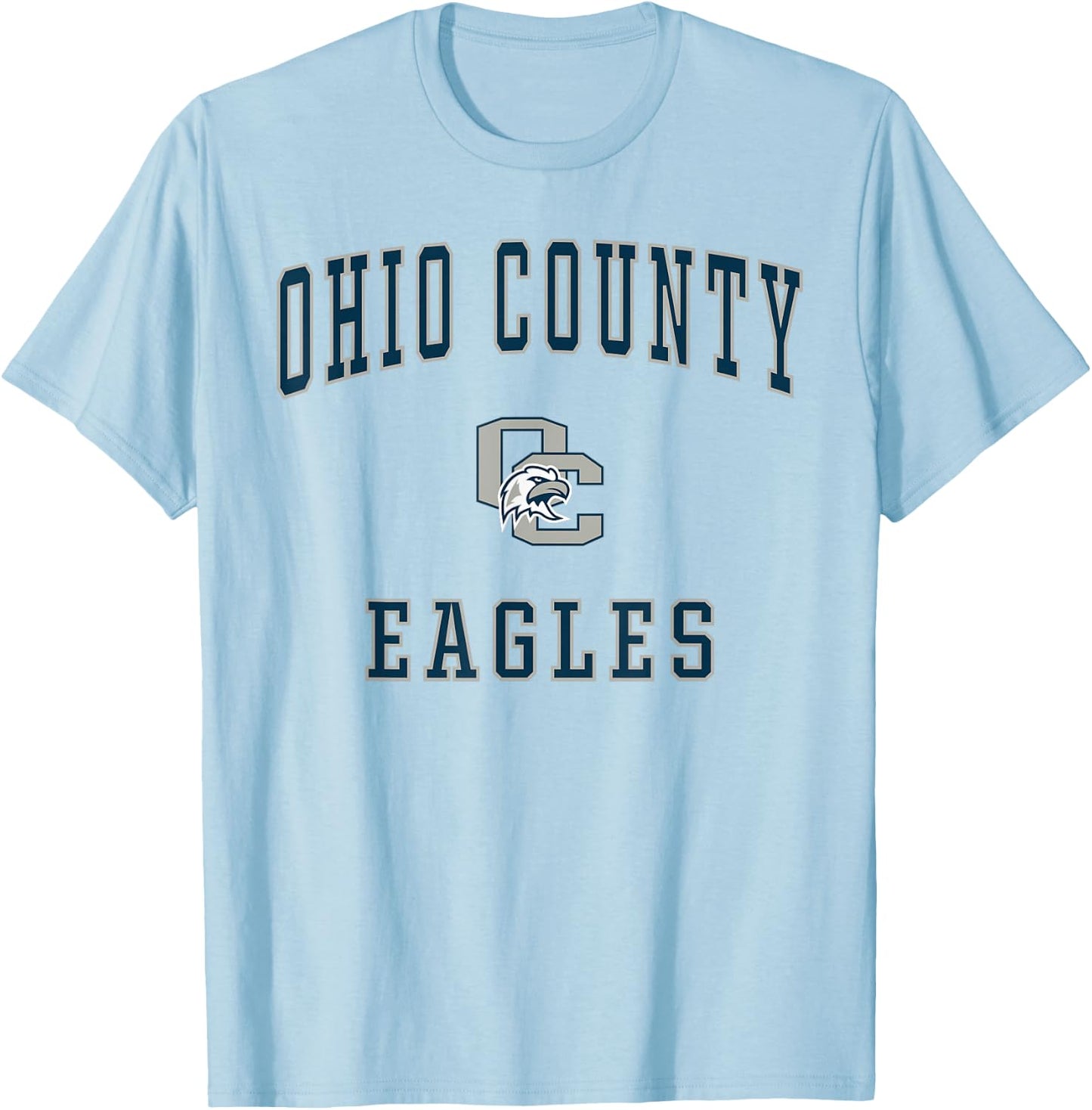 Ohio County High School Eagles T-Shirt - T-Shirt | Light Blue