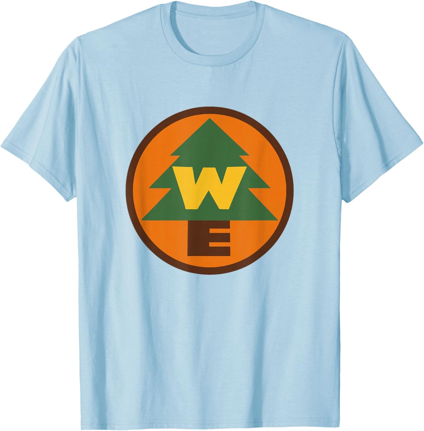 Disney Pixar Up Wilderness Explorer Big Chest Logo T-Shirt - T-Shirt | Light Blue