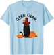 Thanksgiving Black Cat Gobble Gobble Cat Men Women Kids T-Shirt - T-Shirt | Light Blue