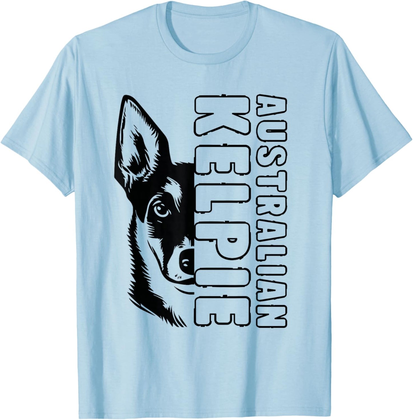 Australian Kelpie Dog T-Shirt - T-Shirt | Light Blue