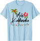 Mele Kalikimaka Tropical Christmas Hawaiian Xmas T-Shirt - T-Shirt | Light Blue