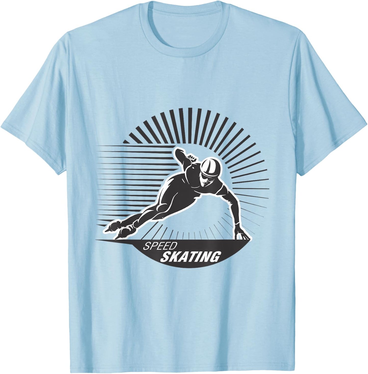Born to Skate - Speed Skating Figure Skater Gift T-Shirt - T-Shirt | Light Blue