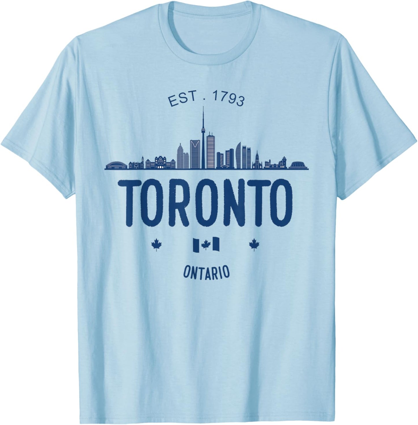 Skyline Toronto Canada T-Shirt - T-Shirt | Light Blue