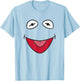 Disney The Muppets Kermit The Frog Big Face Portrait T-Shirt - T-Shirt | Light Blue