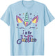First Name Justice Personalized J Is For Justice T-Shirt - T-Shirt | Light Blue