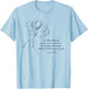 John 16:33 Take Heart! Quotes T-Shirt - T-Shirt | Light Blue