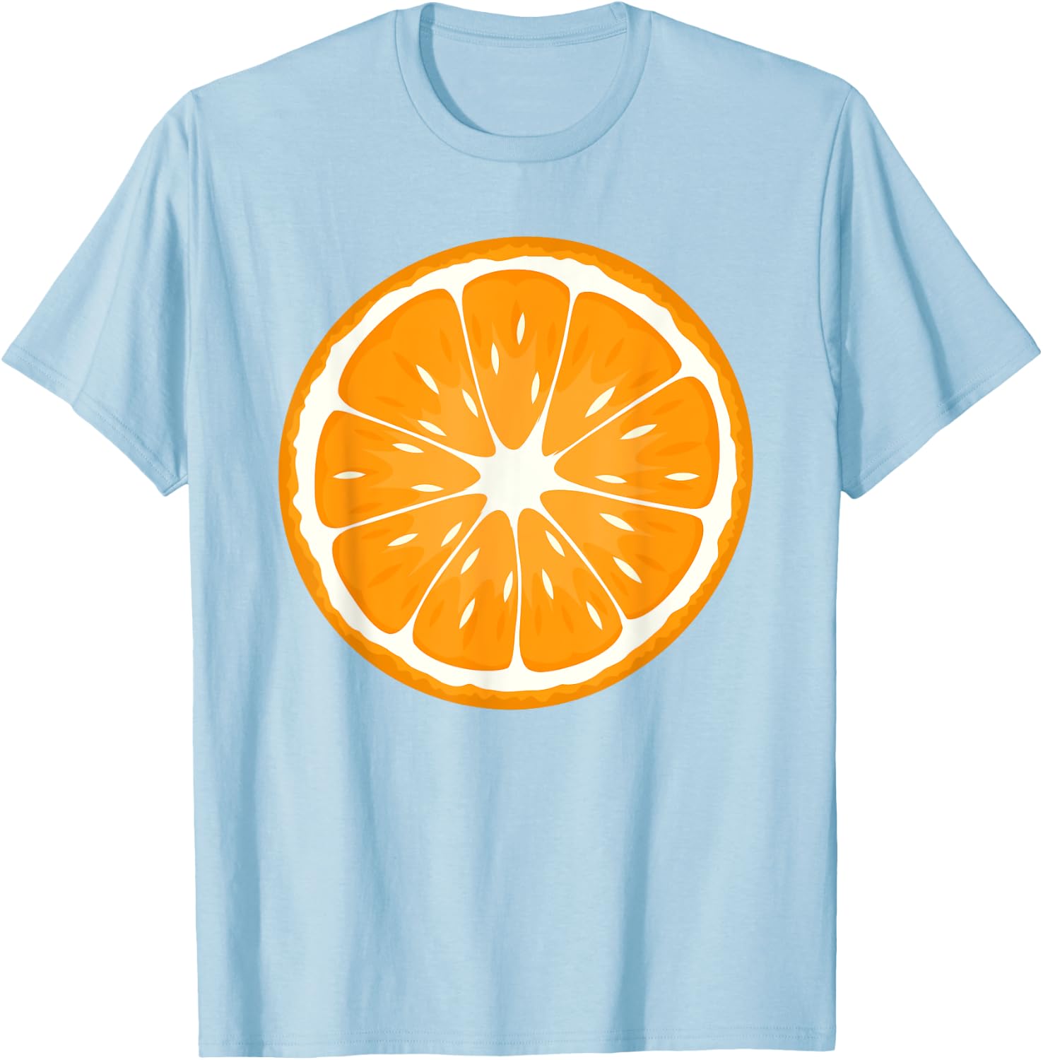 Orange Orange Fruit Costume Shirt T-Shirt - T-Shirt | Light Blue