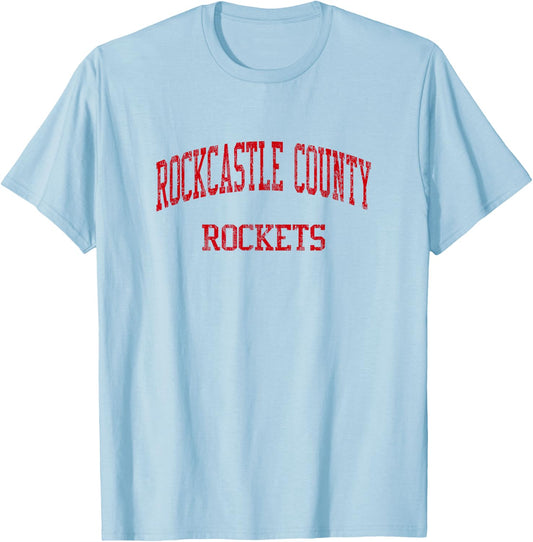 Rockcastle County High School HS Mount Vernon KY Vintage SPO T-Shirt - T-Shirt | Light Blue
