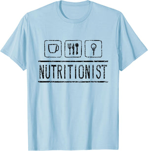 Nutritionists Nutritionist Dietician Dietitian Nutrition T-Shirt - T-Shirt | Light Blue
