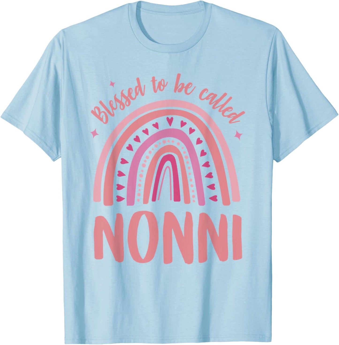 Nonni Grandma Blessed to be called Nonni T-Shirt - T-Shirt | Light Blue