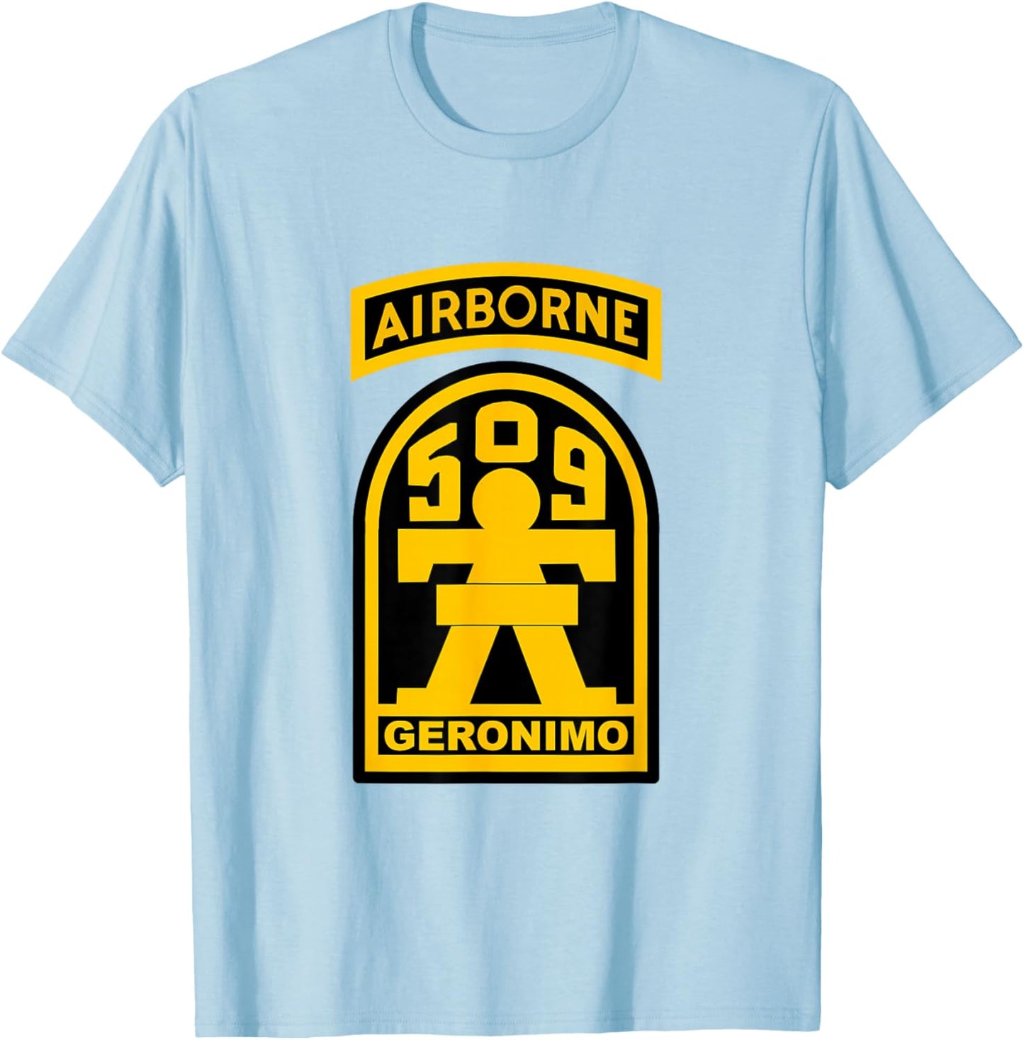 509th Airborne Parachute Infantry Regiment Paratrooper T-Shirt - T-Shirt | Light Blue