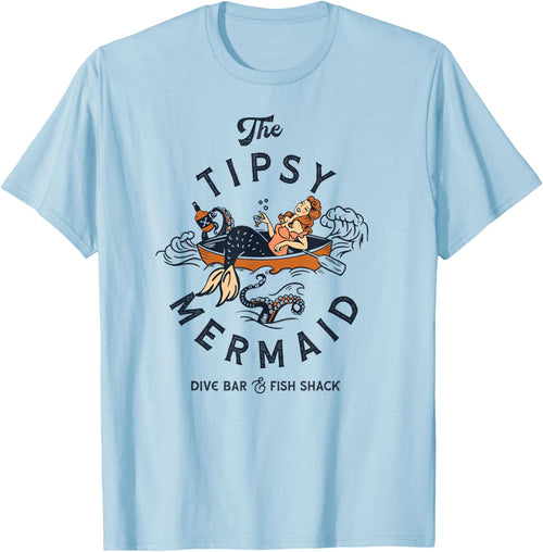 Tipsy Mermaid Dive Bar : Cute Retro Pinup Shirt