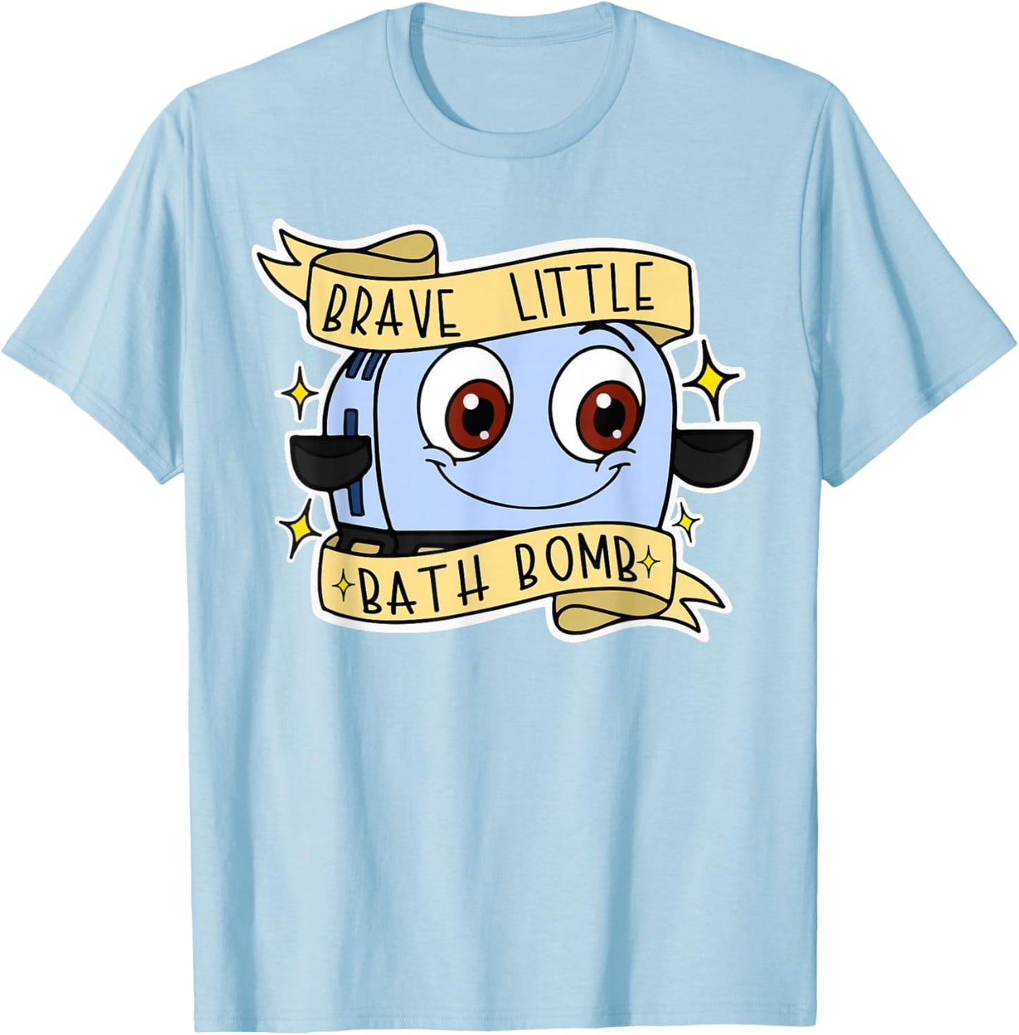 Brave Little Bath Bomb T-Shirt - T-Shirt | Light Blue