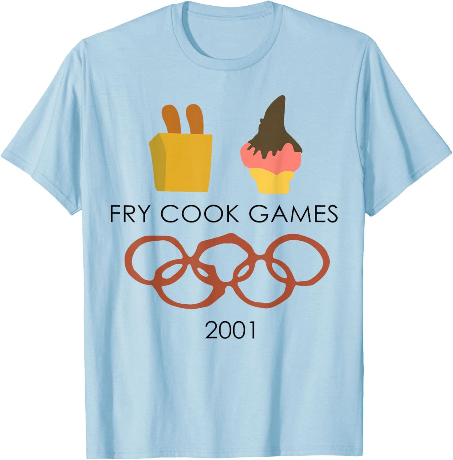 Fry Cook Games 2001 T-Shirt - T-Shirt | Light Blue