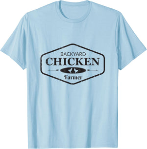 Backyard Chicken Farmer Chicken Lover Cute T-Shirt - T-Shirt | Light Blue