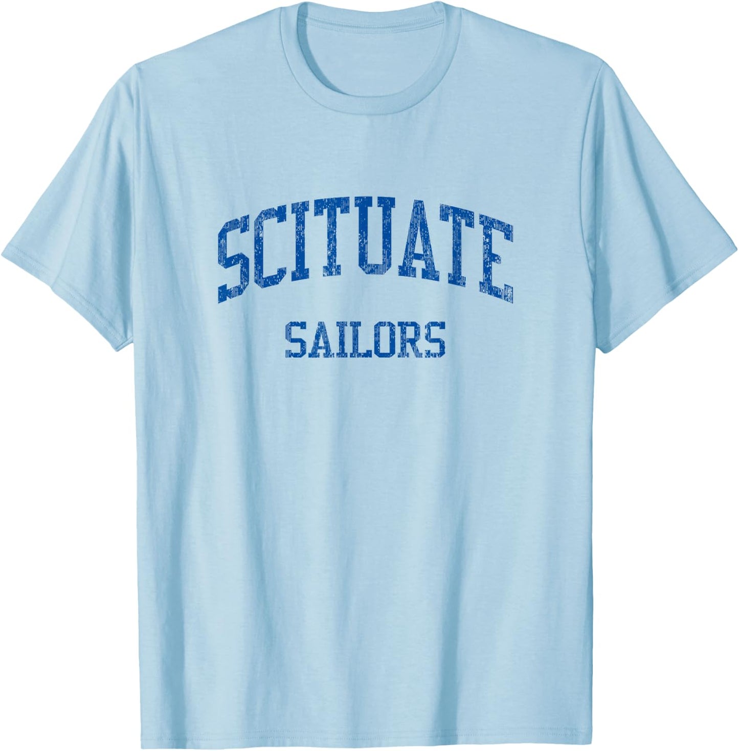 Scituate High School HS Scituate MA Vintage Sports T-Shirt - T-Shirt | Light Blue