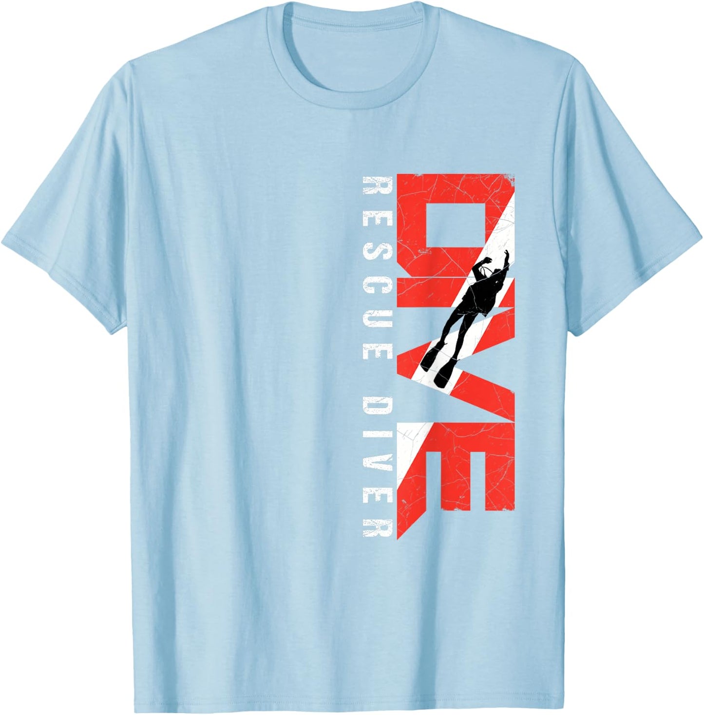 Scuba Dive Rescue Diver T-Shirt - T-Shirt | Light Blue
