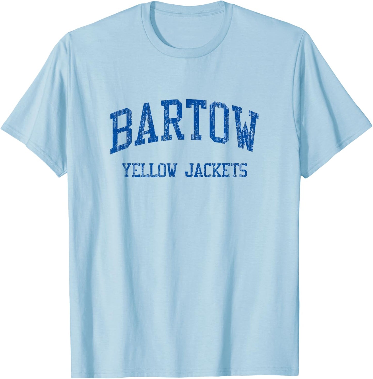 Bartow High School HS Bartow FL Vintage Sports T-Shirt - T-Shirt | Light Blue