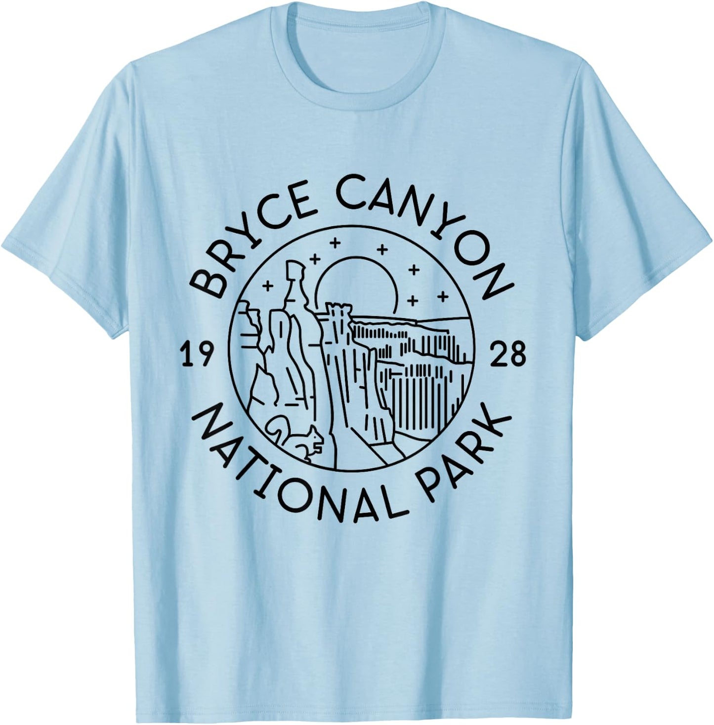 Bryce Canyon National Park 1928 Utah T-Shirt - T-Shirt | Light Blue